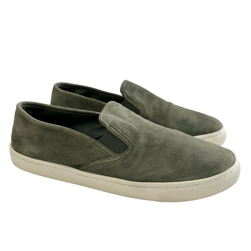 Tory Burch Jesse Olive Suede Slip-On Sneaker Size 10M - Picture 3 of 16
